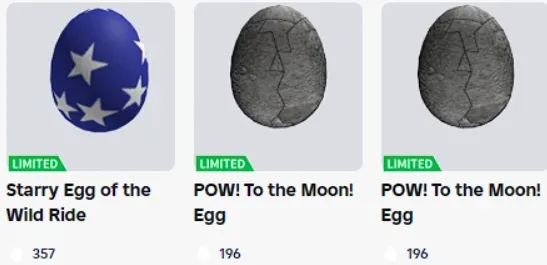 RBL2893 3.3K RAP 2010 Setup Shaggy Radioactive Egg of Undead Fiery Egg Starry Egg POW To the Moon Egg (G)